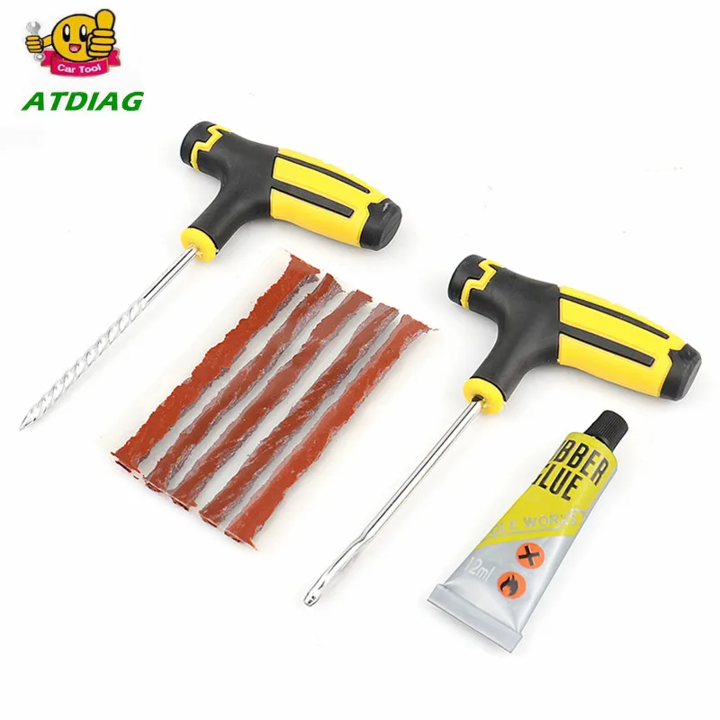 

Free shipping Car Tire Repair Kit Car Bike Auto Tubeless Tire Tyre Puncture Plug Repair Tool Kit Tool Car Accessories