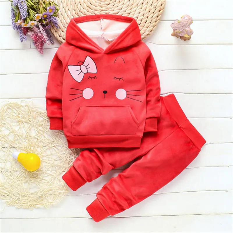 Girls Clothing Set Newborn Baby Girl Spring Autumn Tracksuit T-shirt + Pants 2PCS