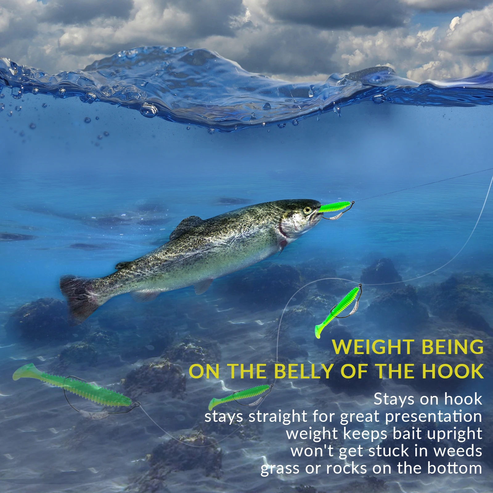 Рисунок 6 - УТЯЖЕЛЕННЫЕ рыболовные крючки 10 шт./лот