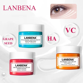 

LANBENA Eye Cream Eye Serum Hyaluronic Acid Moisturizing Anti-Wrinkle&Aging Anti Puffiness Dark Circle Firming Skin Care TSLM1