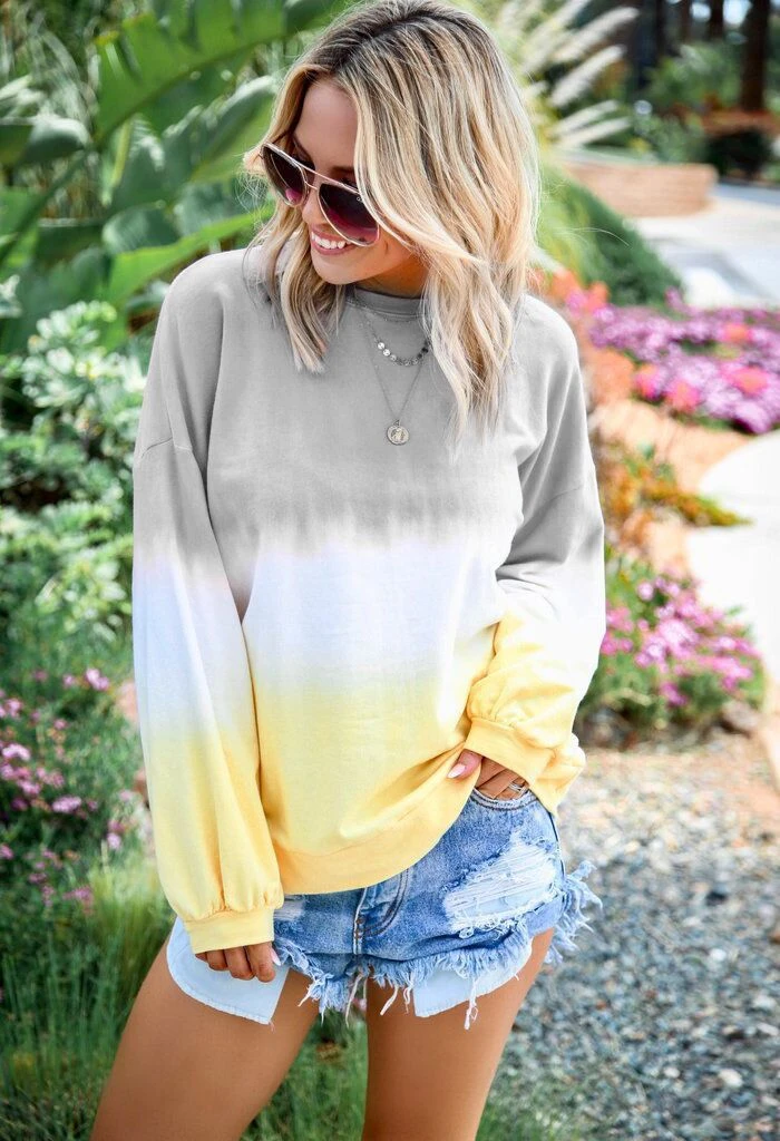 Sudaderas con capucha nuevas ofertas Viernes Negro gótico sudadera mujer ropa mujer 2019 otoño inviernos Arco gradiente sudaderas mujer YFF6288| Sudaderas con capucha y sudaderas| - AliExpress