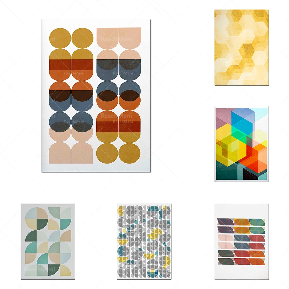 

Color Wall Art Set Medieval Modern Printing Set Geometric Posters, Wall Art Prints Minimalist Prints, Abstract Scandinavian Art