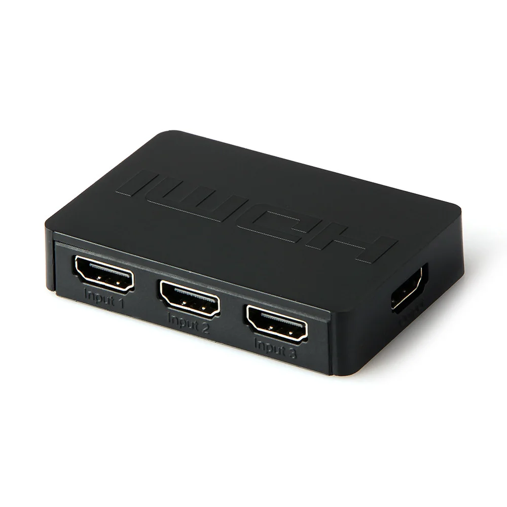 

3x1 HDMI Splitter 3 Port Hub Box Auto Switch 3 In 1 Out Switcher 1080p HD 1.4 with Remote Control for HDTV XBOX360 PS3 Projector