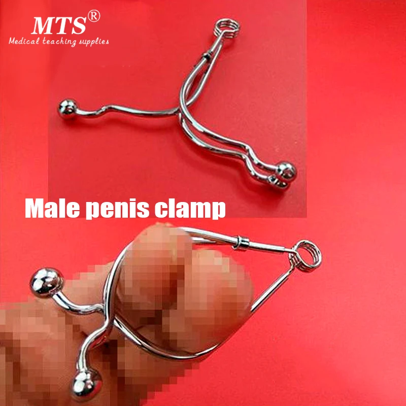Медицинский Мужской зажим для пениса из нержавеющей стали медицинский