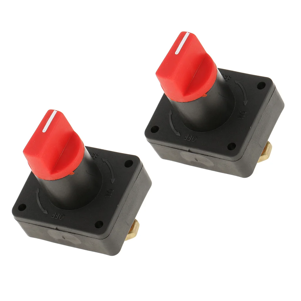2x 100A BATTERY MASTER KILL SWITCH ISOLATOR DISCONNECT CUT OFF 12V/24V CAR BOAT