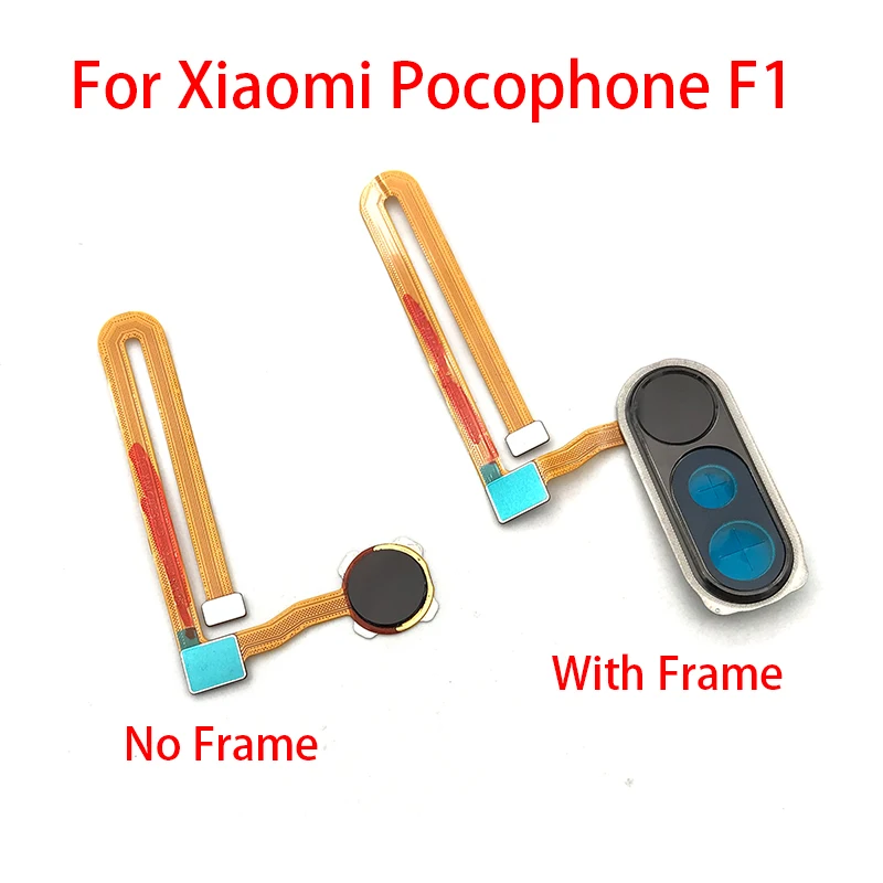 Сканер отпечатков пальцев для Xiaomi PocoPhone F1 Home Return Touch ID Кнопка меню гибкий кабель лента