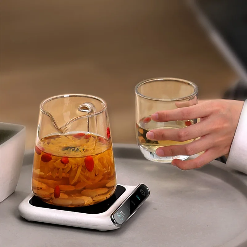 

New Potable USB Coffee Mug Cup Warmer for Office Desk Use Home Office Smart Electric Beverage Warmer with 3 Temperature Settings
