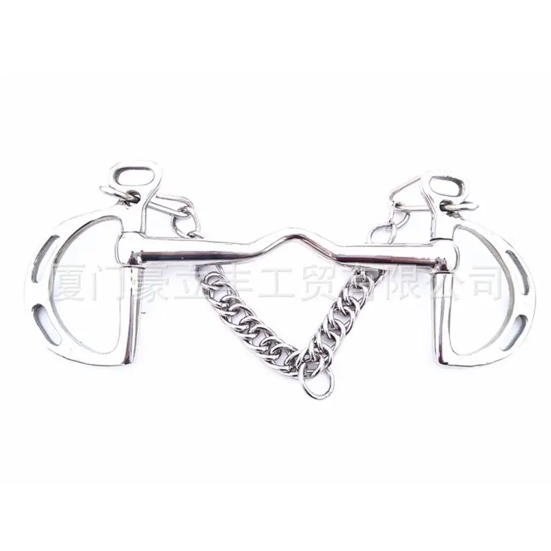 

British-Style Horsebit bu xiu gang ma Bit Horse Harness Gag Bit Iron
