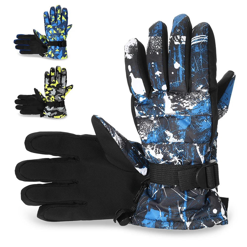 Походные перчатки зимние теплые мягкие походные перчатки ветрозащитные лыжные перчатки для взрослых зимние спортивные беговые походные лыжные альпинистские перчатки