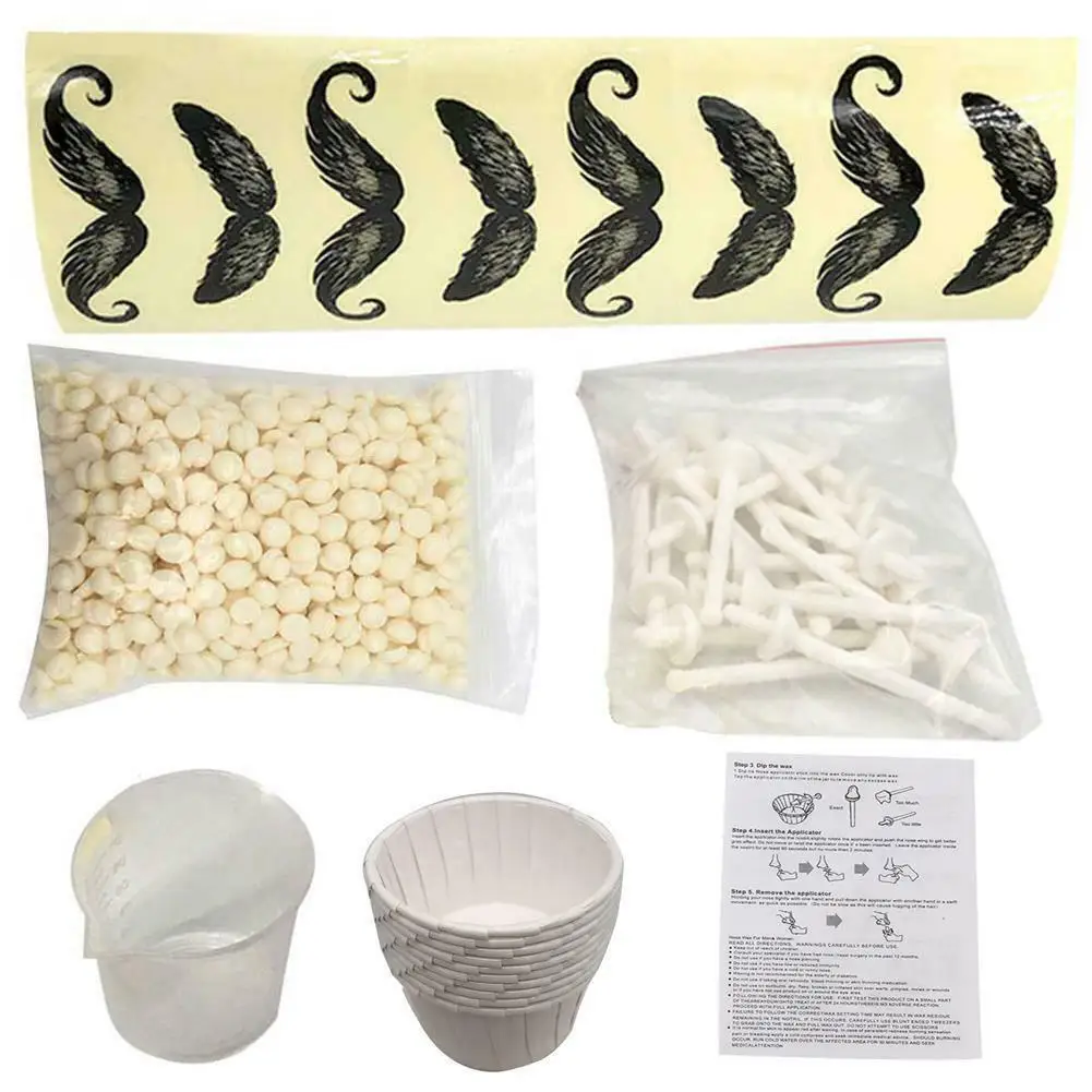 nose ear hair removal wax kit