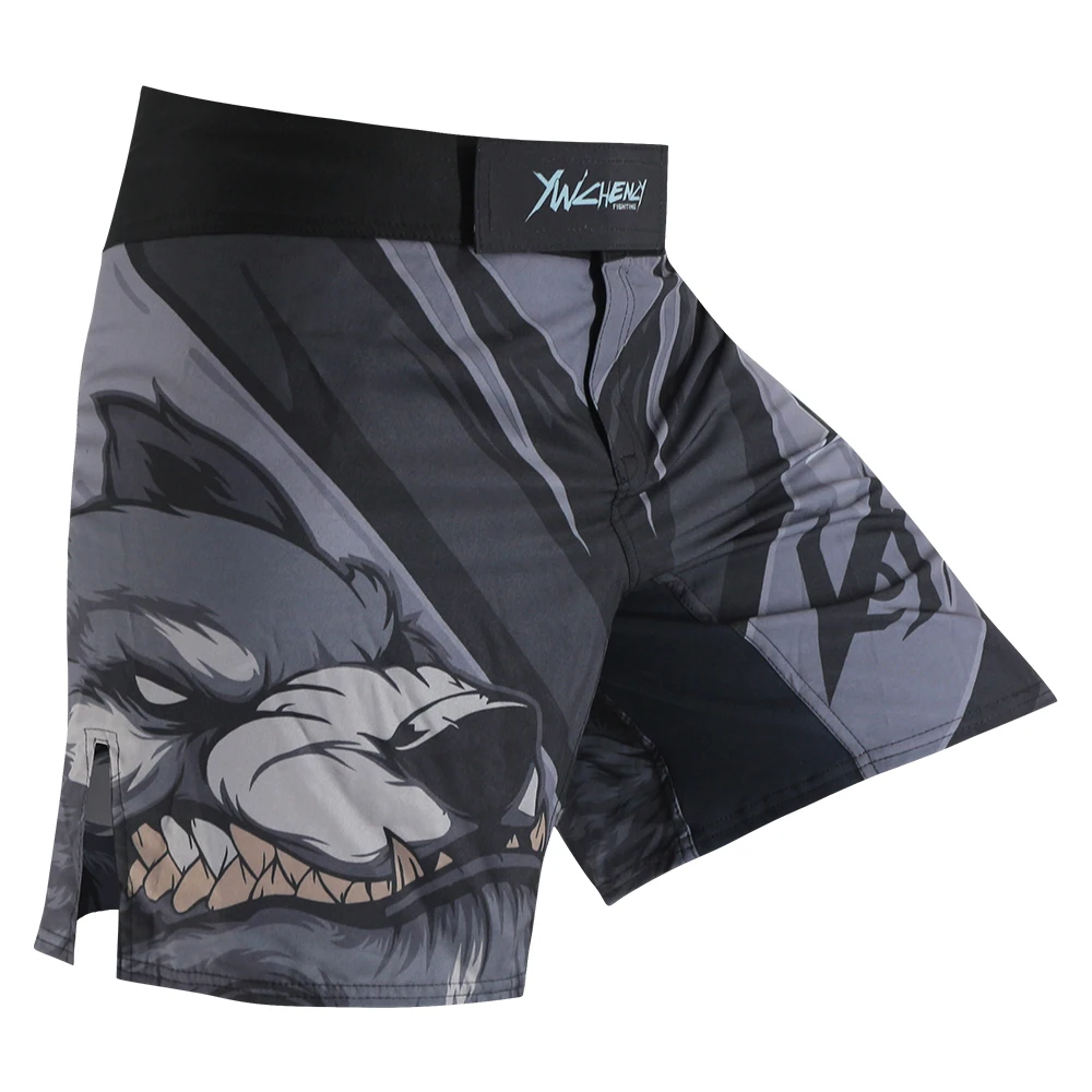 Muay Thai Shorts Professional Men's Sanda Boxing Suit Adult Game Training MMA Fighting Shorts Children's Fighting Sanda Workout