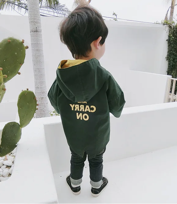

Characteristics Double-sided Wear Fashion-Style Children Zipper Cardigan Coat Baby Raincoat Jacket Series 55