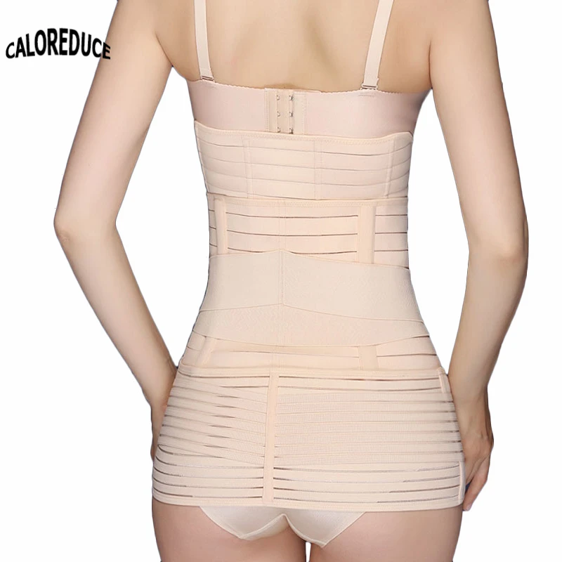 3in1 Belly/Abdomen/Pelvis Postpartum Belt Breathable Waist Trainer Corset Body Recovery Shapewear Belly Slim Waist Cinchers