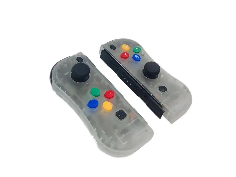 Прозрачный для NS Joy-Con(L/R) Беспроводные игровые контроллеры Bluetooth Красный Синий геймпад джойстик для консольный переключатель Nintendo
