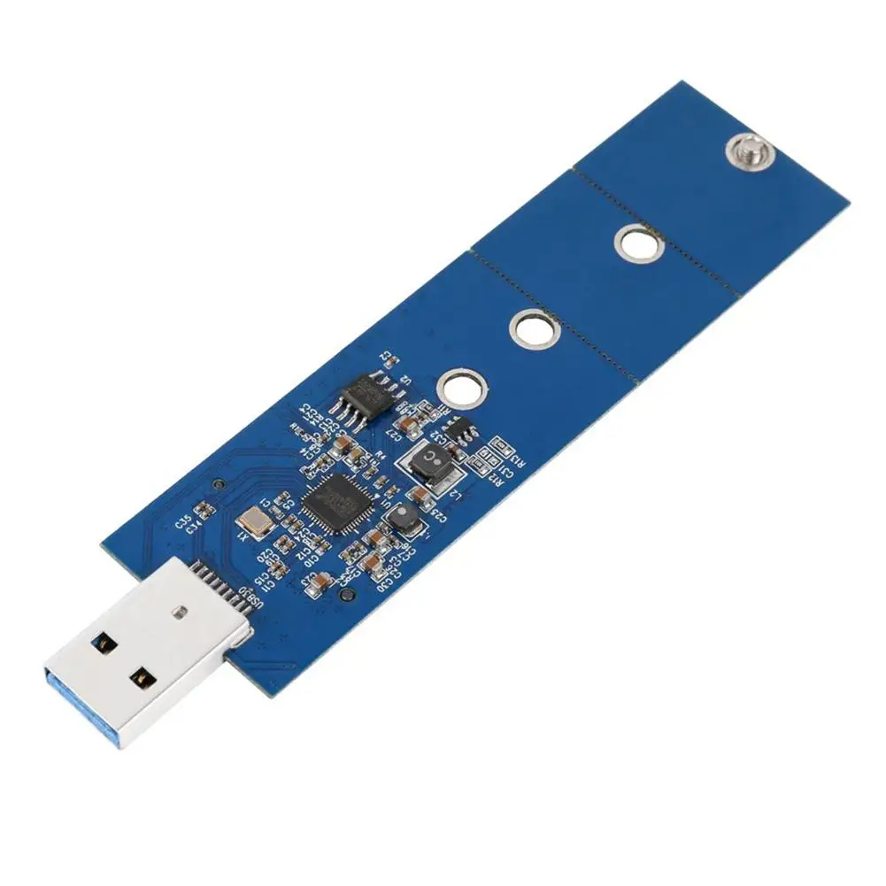 1 шт. M.2 к USB адаптеру B Key M.2 SSD адаптер USB 3,0 Plug Play USB к M2 SSD накопитель адаптер