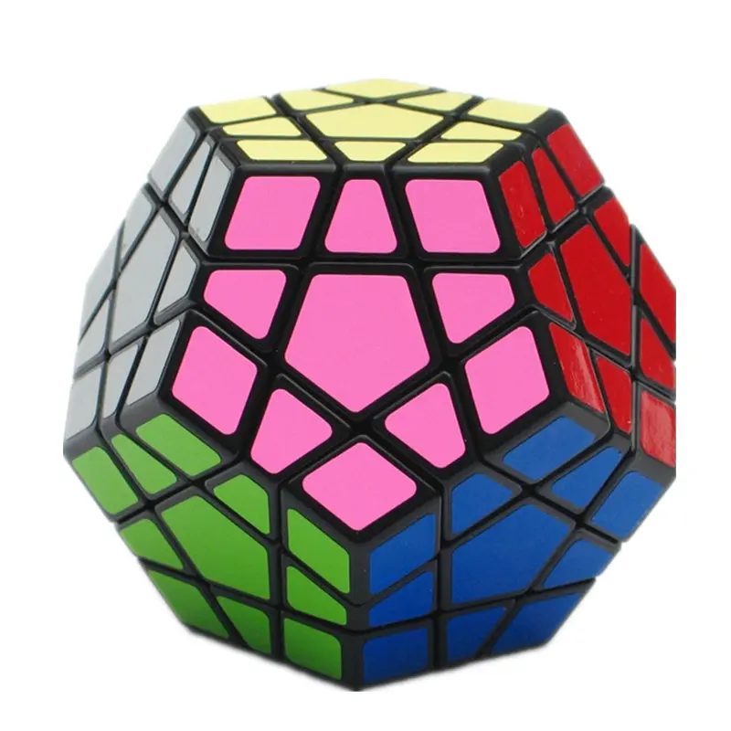 72 мм Размеры 3X3 спидкуб Megaminx cubo magico Профессиональный головоломка на скорость кубическая Головоломка обучающие Подарочные игрушки - Цвет: Черный