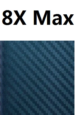 Наклейка для телефона huawei Honor 8X Max 9X градиентная цветная пленка из углеродного волокна для huawei Honor 9X Pro 8X наклейка аксессуары EEMIA - Цвет: 8X Max- blue