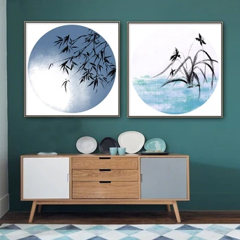 

DIY oil painting set plant plum orchid bamboo chrysanthemum pure hand-painted digital oil painting decorative oil painting