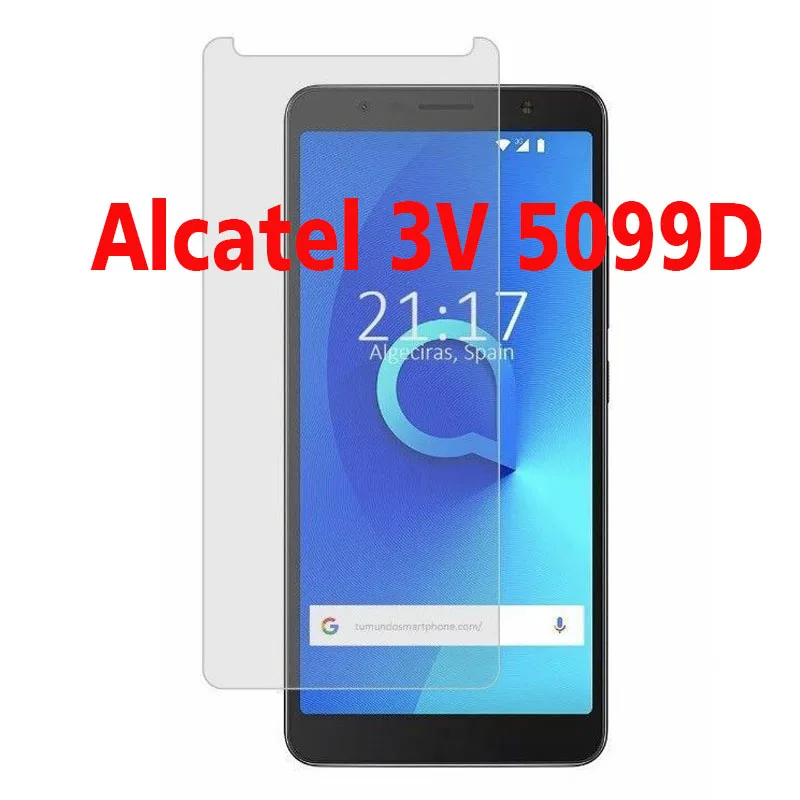 Закаленное Стекло для Alcatel Работает с любым оператором, 3 3L 3X3 V 3C Tetra Экран защитная плёнка для НУА Вэй для 5052D 5052 5058i 5058 5099D 5099 5026D