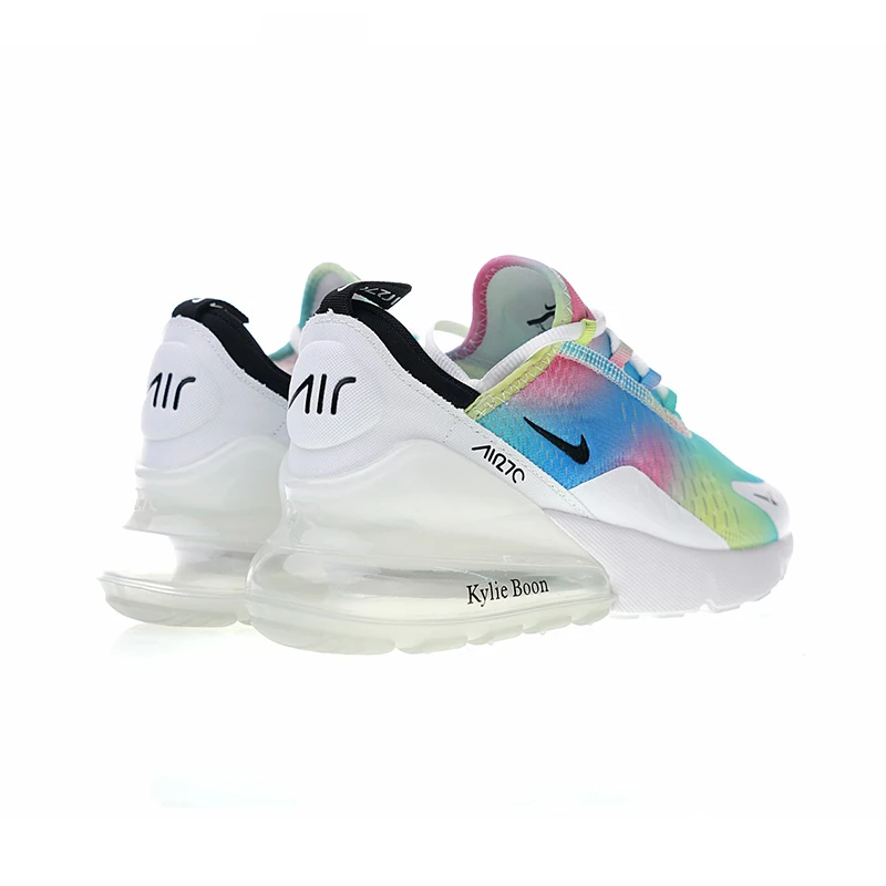 Оригинальные женские кроссовки для бега NIKE Air Max 270, дизайнерские легкие прочные спортивные уличные дышащие кроссовки, AH6789-700