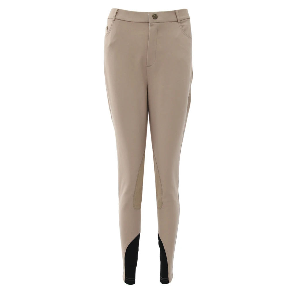 Mens Womens Horse Riding Jodhpurs Full Seat Knee Patch Riding Breeches Pants