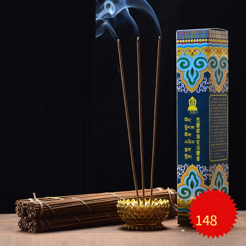 Tibetan Incense Sticks 148 Sticks/box Handmade Stick Incense Meditation for Buddha Nimtomba