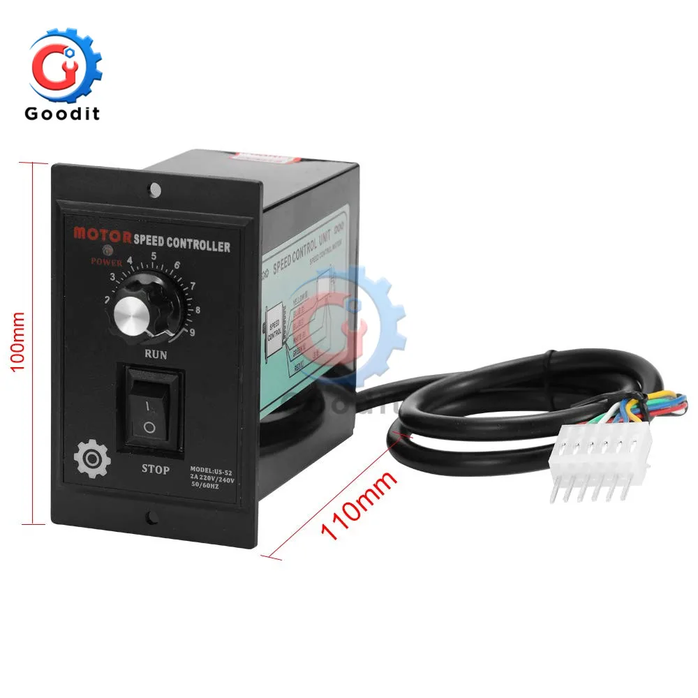 AC 220V Motor Speed Controller 400W Motor wide Speed Regulator Controller Pinpoint Forward Backward 50hz/60hz high precision dc motor speed controller motor speed controller electric motor speed controller