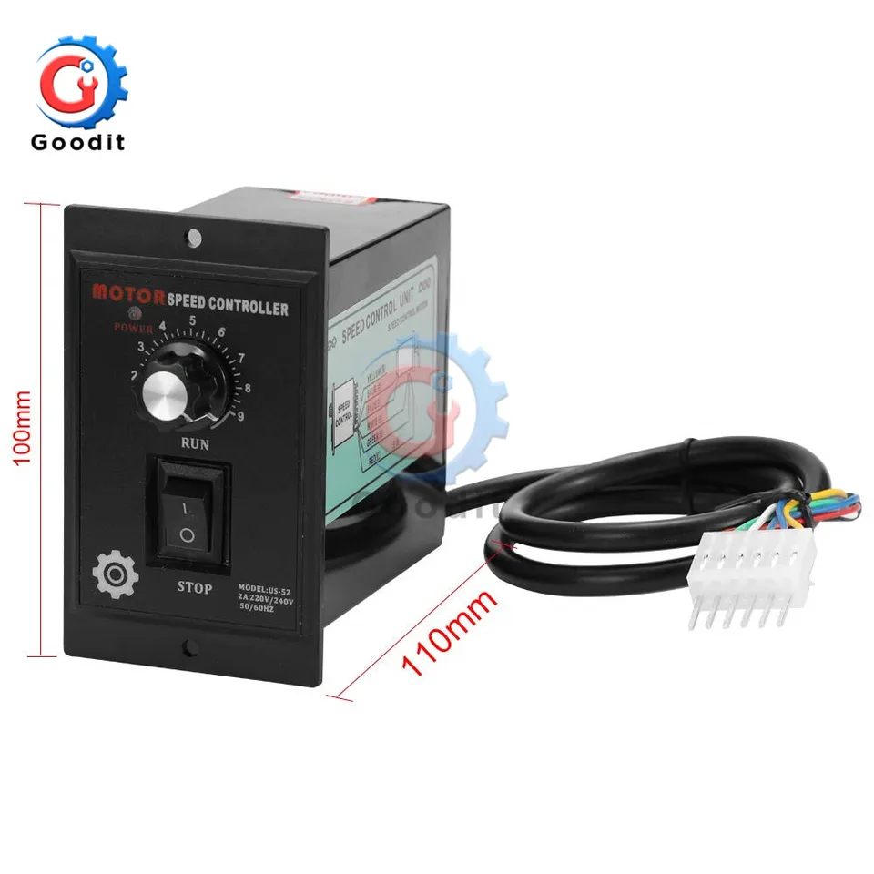 AC 220V Motor Speed Controller 400W Motor wide Speed