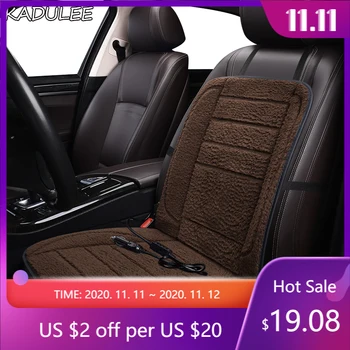 

KADULEE 12V Heated car seat cover for Acura all models CDX RDX ZDX ILX TLX RLX RL TL TLX-L Winter Pad Cushions car styling