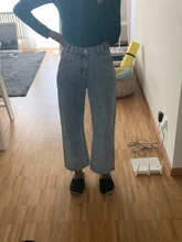 Vaqueros de cintura alta para mujer, Pantalones rectos de pierna ancha a la moda, holgados, cómodos, informales, ropa de mezclilla, pantalones bombachos