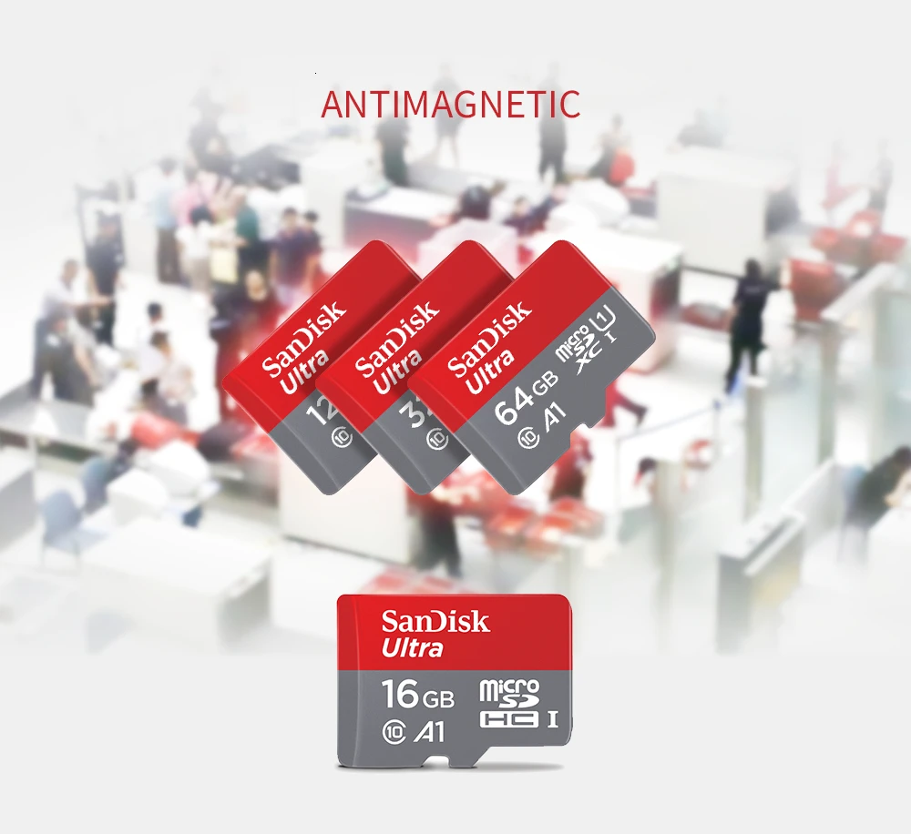 Sandisk микро SD карты 256 г 200 ГБ 128 Гб 64 Гб 100 МБ/с. слот для карт памяти SD/TF флеш-карта Class10 32 Гб оперативной памяти, 16 Гб встроенной памяти microSD для планшета/смартфона