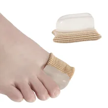 Hallux Valgus Seperater волоконный чехол для разделения геля Blackmailed ортопедическая коррекция носка большого пальца