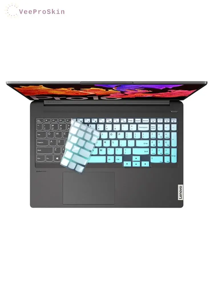 Per 16 "Lenovo Ideapad 5 5I Pro / Thinkbook 16P Gen 2 G2 Ach Lenovo Ideapad 5I Pro 16 Custodia Protettiva Per Tastiera In Silicone