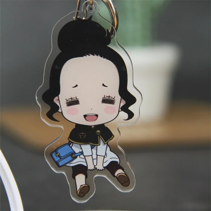 02 Аниме Demon Slayer: Kimetsu no Yaiba Tsuyuri Kanawo Tanjirou Kamado Nezuko Косплей акриловый брелок стенд фигурка модель пластины - Цвет: 02