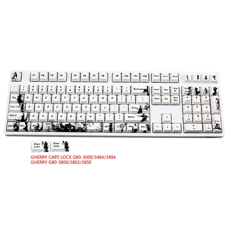 

108key Replaceable PBT Key Lettering Keys OEM Injection Mechanical Key Cap