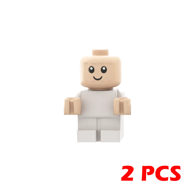 2 шт. детские строительные блоки игрушки MOC 26556 25126 18855 Кирпичи DIY детская коляска