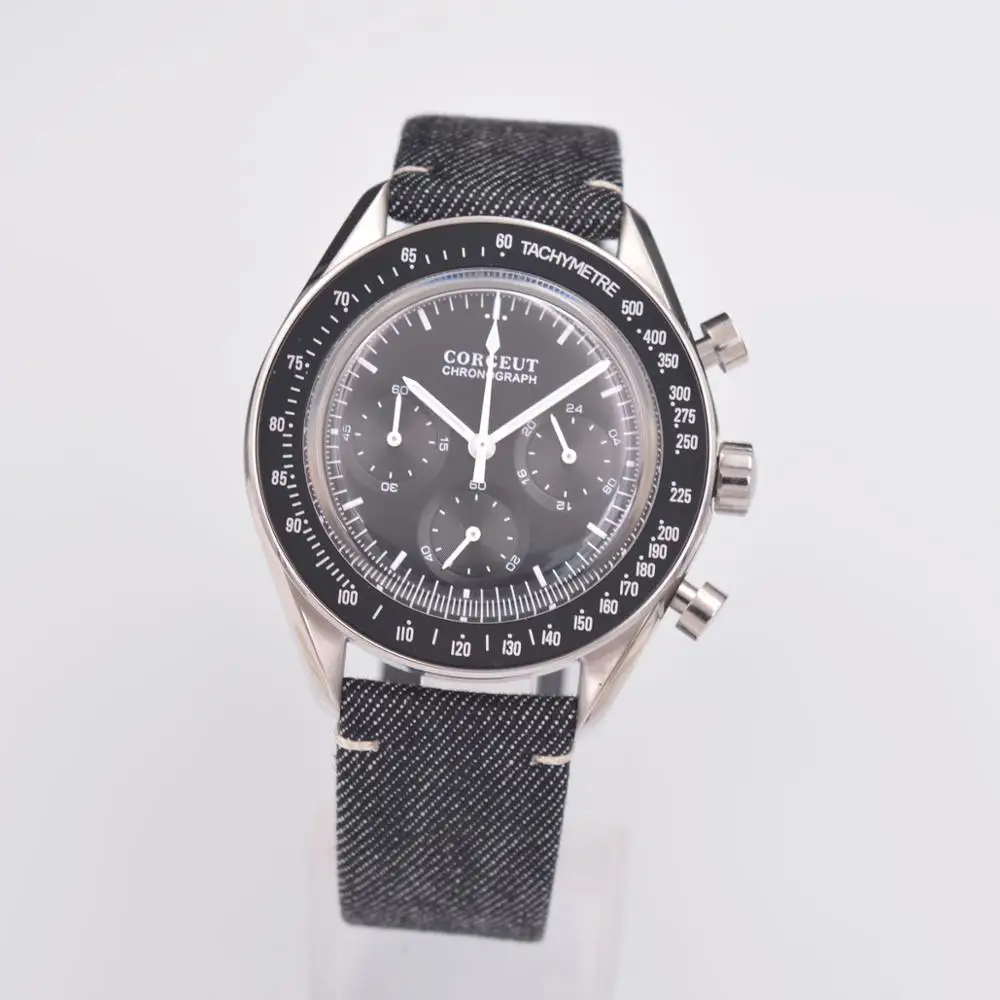 Лидирующий бренд 40 мм crrju спортивные многофункциональные кварцевые наручные часы для мужчин 24 часа все Ночная водонепроницаемая кожа relogio