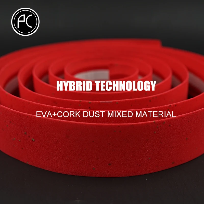Cycling Bicycle Handlebar Tape EVA Cork dust Belt +2 Bar