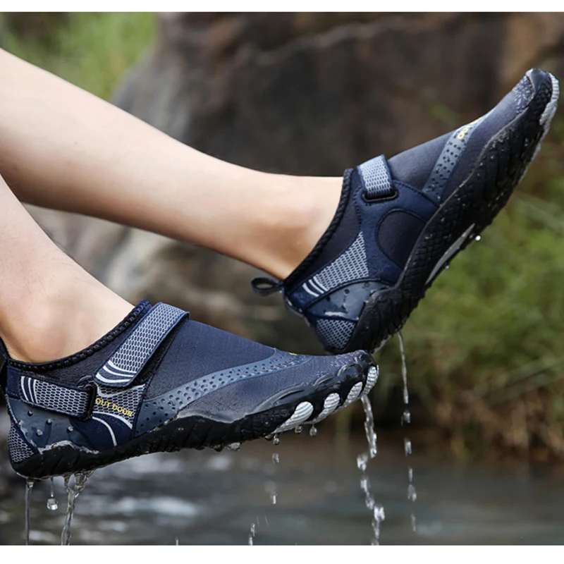 Zapatos de agua antideslizantes para hombre, sandalias de deporte para aire libre y playa, compatible para nadar en río, mar buceo, zapatillas acuáticas de talla grande, unisex - AliExpress Deportes