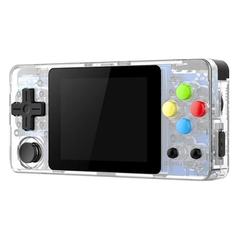 

Ldk 2.6 Inch Game Console Open Source System Mini Handheld Build-In 3000 Games Retro Game Mini Family Tv Video Console Clear