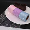 Shiny Tulle Roll 6cm*25yards Tape for DIY Handmade Bowknot and Wedding Decor Party Supplies Baby Shower Tutu Skirt ► Photo 3/6