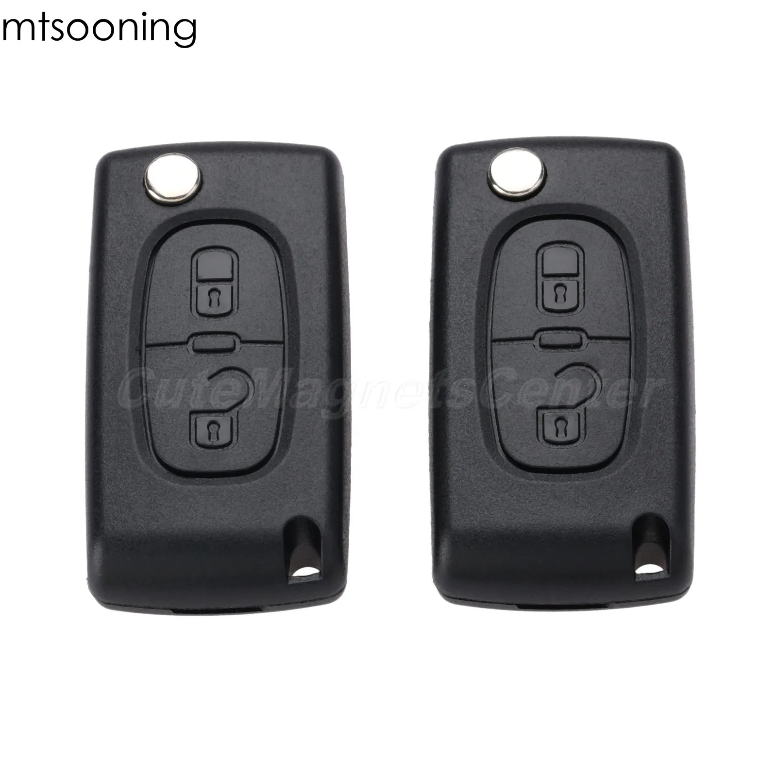 2pcs 2 Buttons 433MHz Remote Key ID46 PCF7941 Chip HU83 Uncut Blade CE0523 For Citroen C2 C3 C4 C5 | Автомобили и мотоциклы