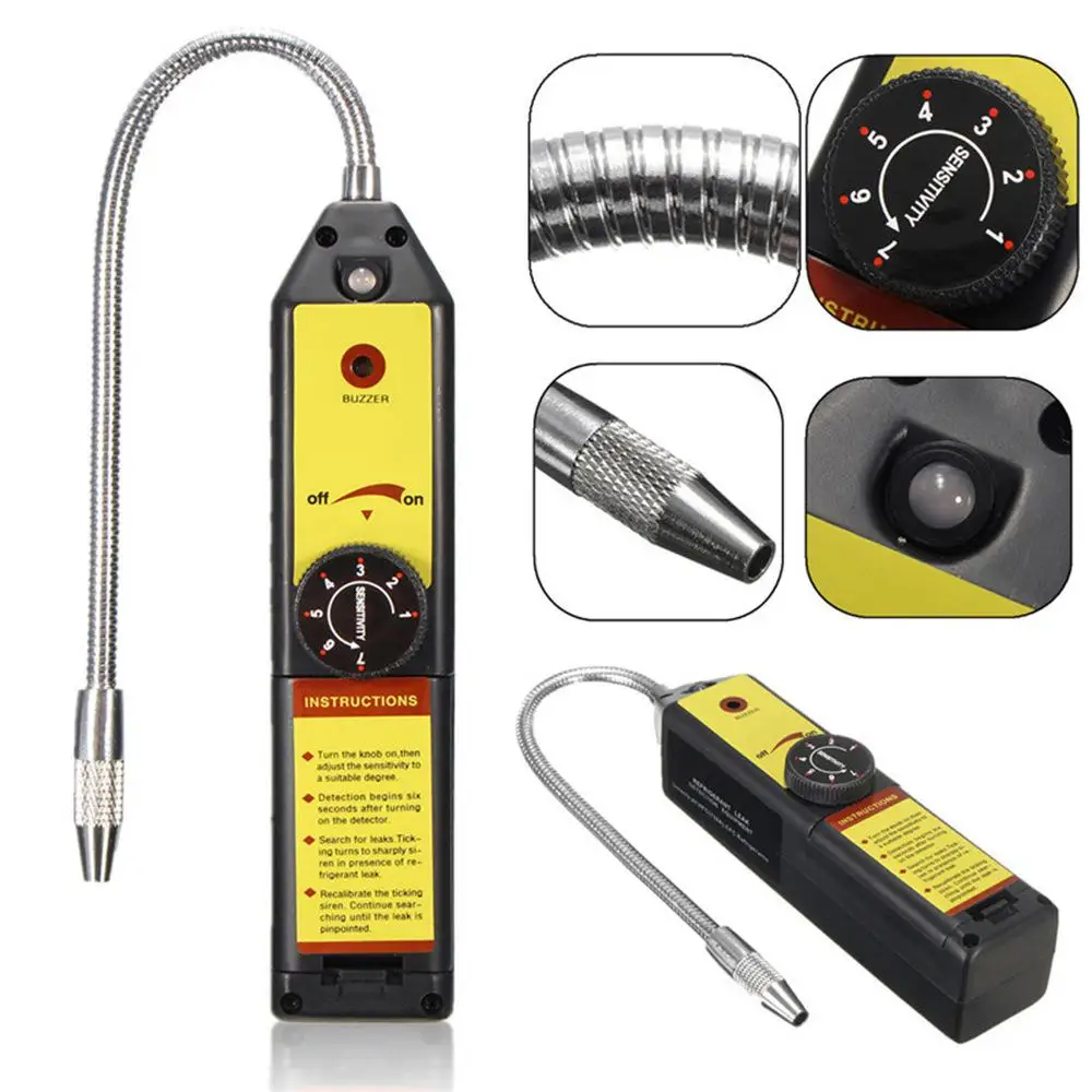 WJL-6000 Air Conditioning Halogen Leak Detector Freon Refrigerant Gas Leakage Tester Car Diagnostic Tools | Электроника