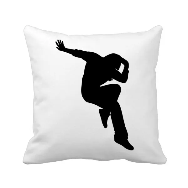 

Hip Pop Jumping Performance Dancer Throw Pillow Square Cover