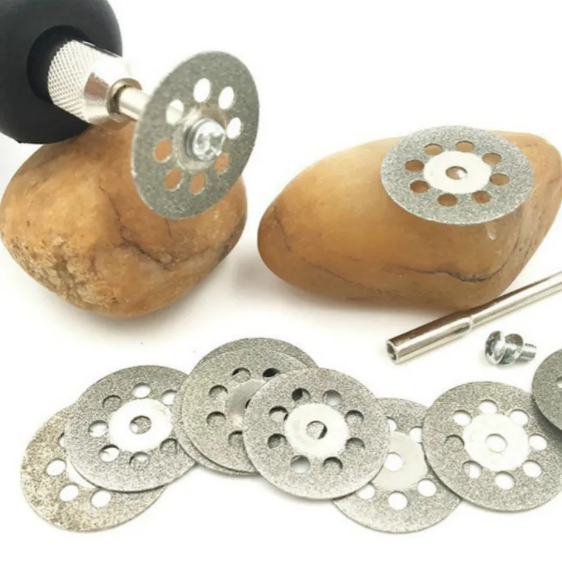 

10pcs/lot Diamond Grinding Wheel Saw Circular Cutting Disc for Dremel Rotary Tool Diamond Discs Blades Power Tools Accessories