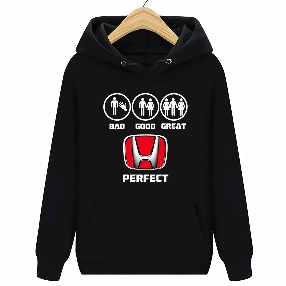Черный Honda Bad Good отличный идеальный автомобиль мужские толстовки свитшоты - Цвет: Черный