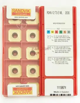 

10PCS CARBIDE INSERT R245-12 T3 E-ML 2030
