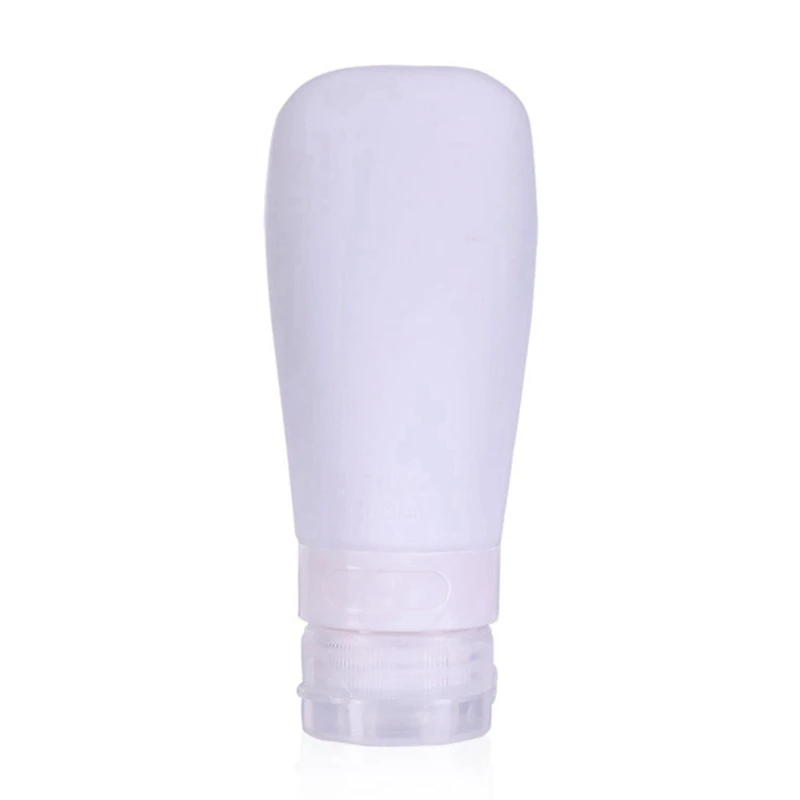 WT1 60ml 1 шт., 60 мл, 90 мл, силиконовая многоразовая бутылка, бутылка для шампуня для путешествий, лосьон, дорожный Упаковочный пресс, бутылки, портативный косметический контейнер - Цвет: WT1 60ml
