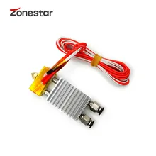 

ZONESTAR 2-IN-1-OUT Mixing Color HOTEND 1.75mm Filament 0.4mm MK7/MK8 Nozzle Dual Color Extruder 3D Printer Parts Extrusora