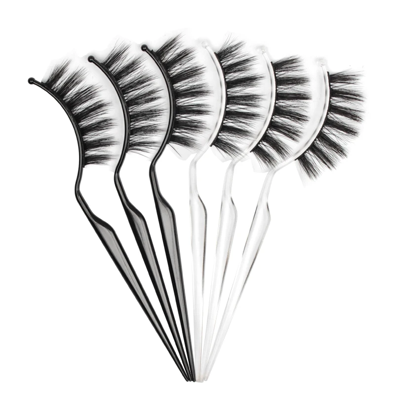 2/5/10Pcs 가짜 속눈썹 확장 스타일 디스플레이 보드 접목 속눈썹 효과 전시 보조 가짜 속눈썹 홀더 도구를 사용해보십시오